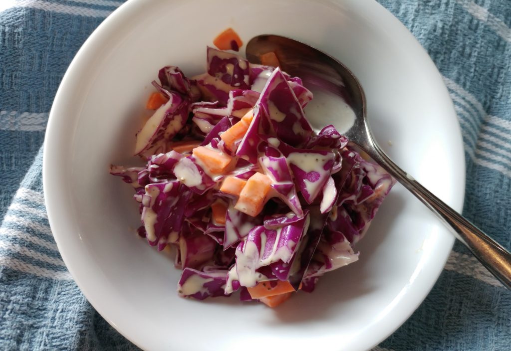 Creamy Vegan Coleslaw