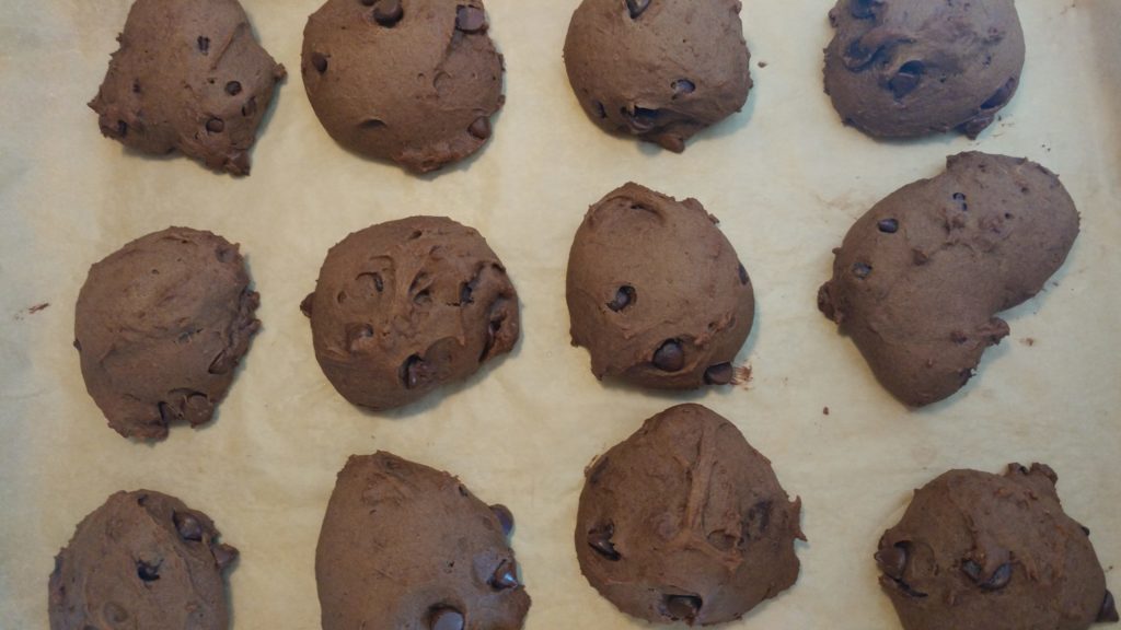 Vegan Chocolate Chocolate Chip Cookies