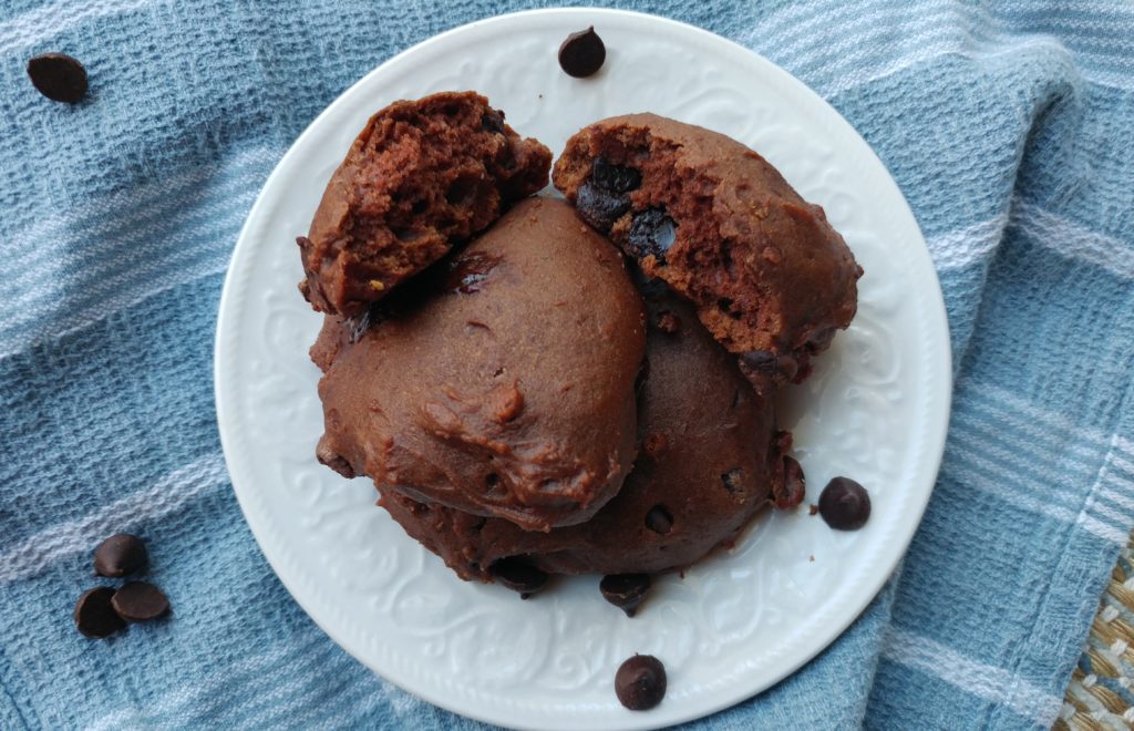 Vegan Chocolate Chocolate Chip Cookies