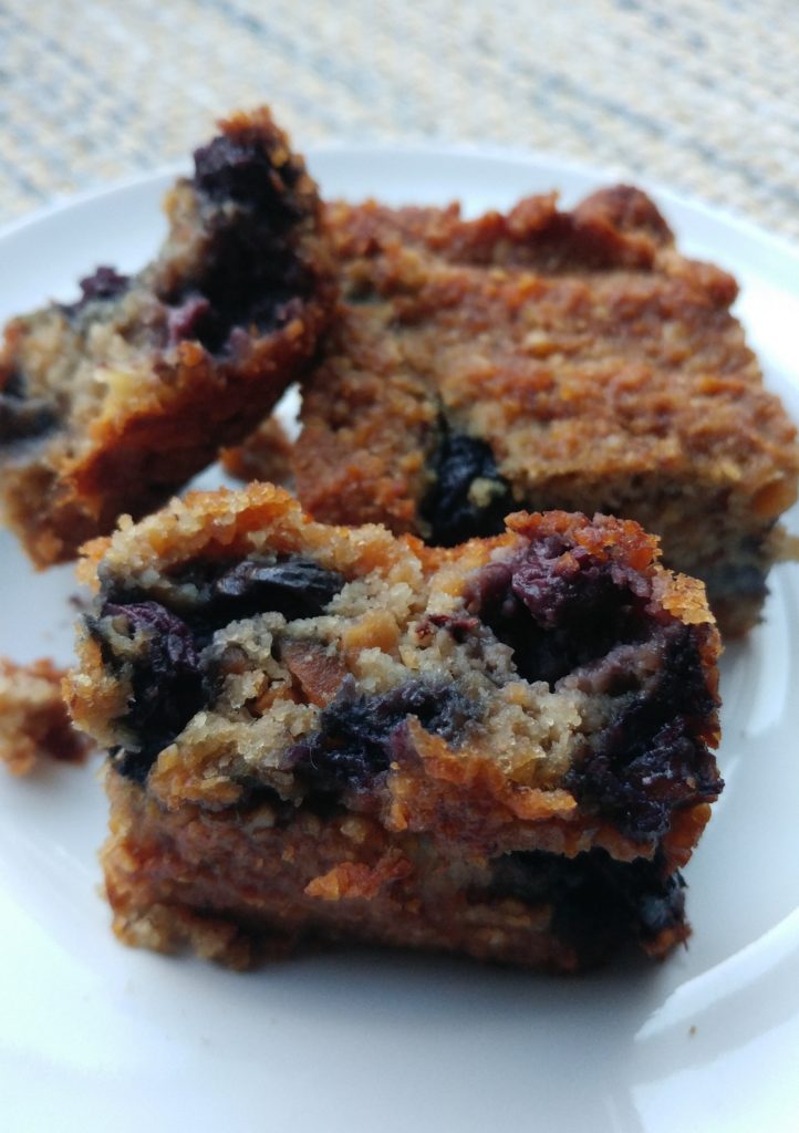 Banana Blueberry Breakfast Bar