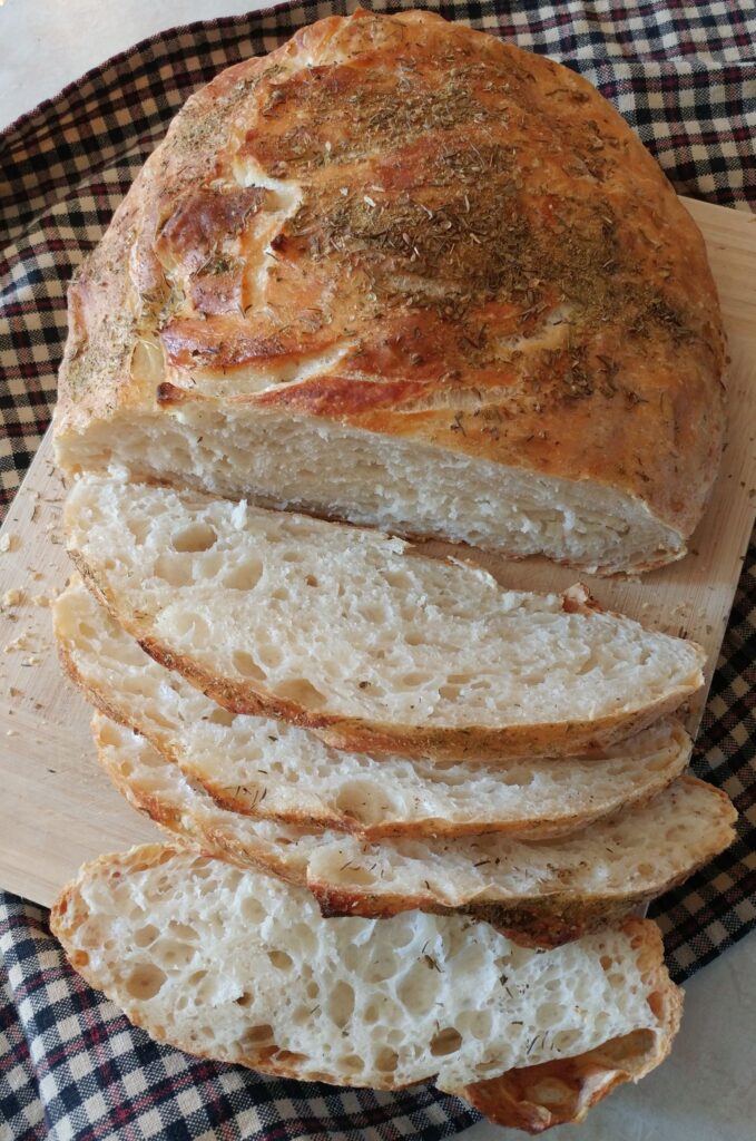 A Tuscan Herb Artisan Bread