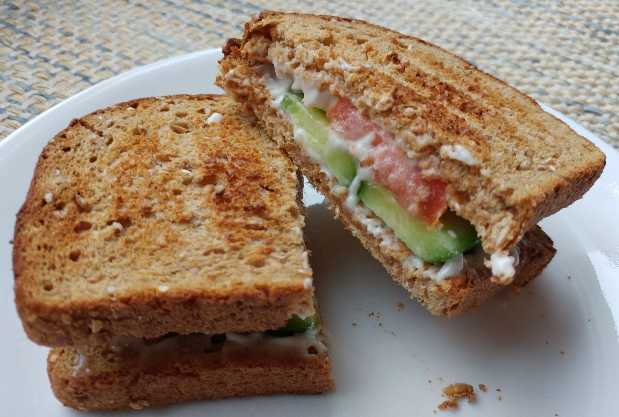 Cucumber and Tomato Sandwiches - Find Your Zen Spot