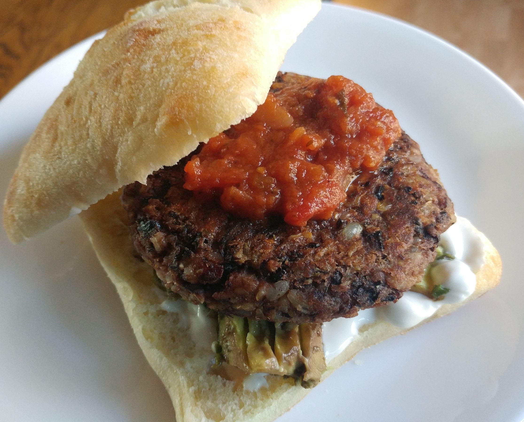 Vegan Black Bean Burger