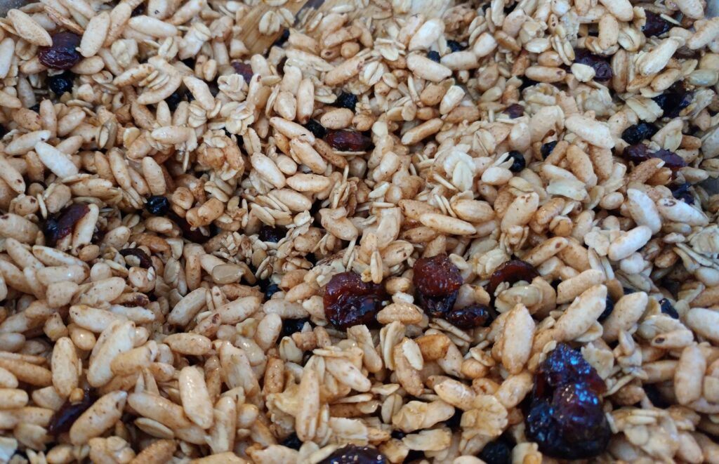 A Healthy Trail Mix Granola