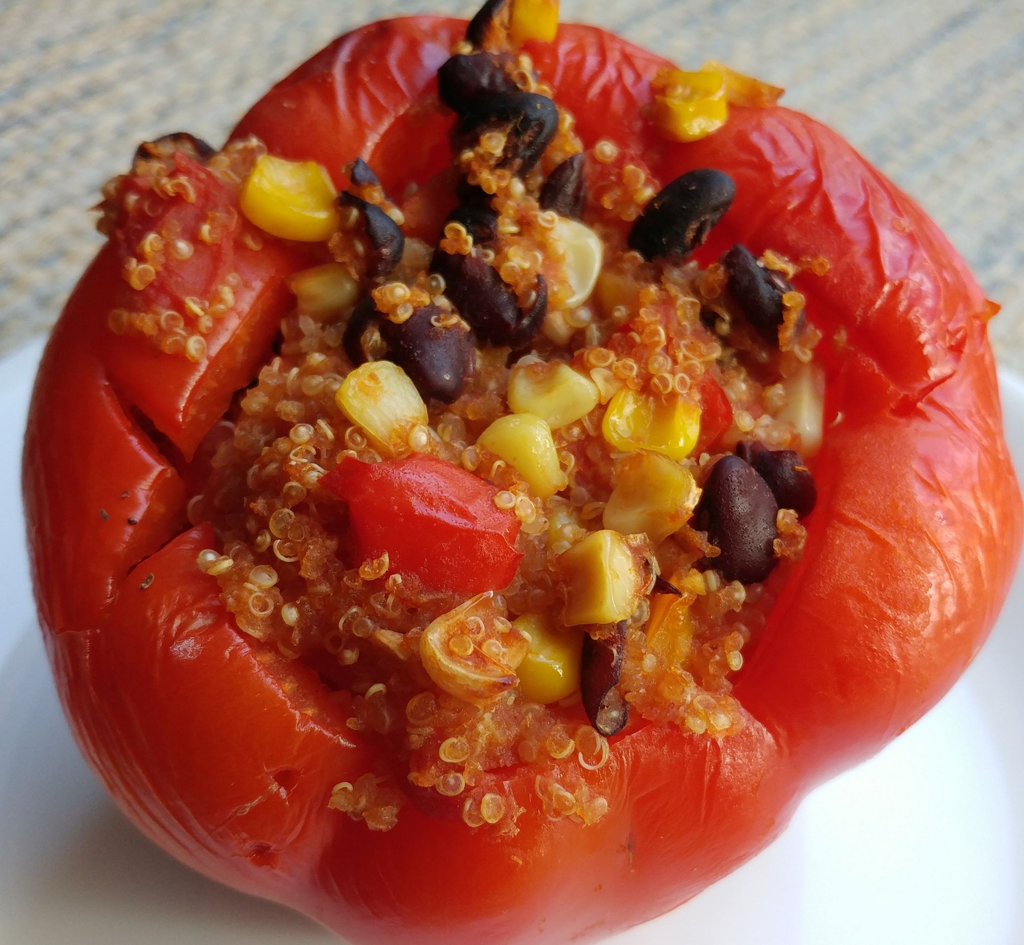 Vegan Mexican Style Stuffed Peppers