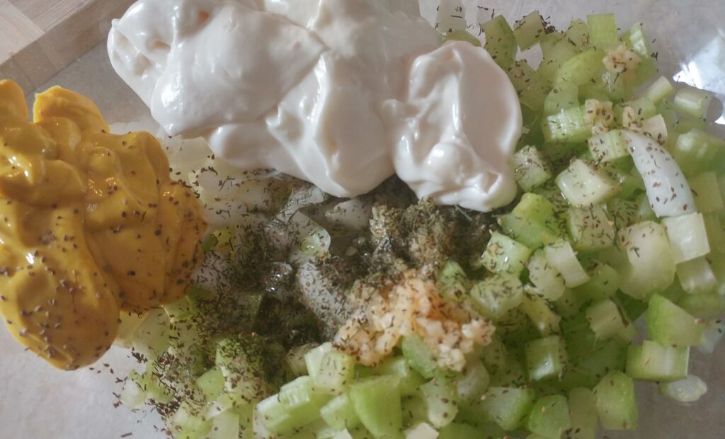 Vegan Cauliflower "Potato" Salad