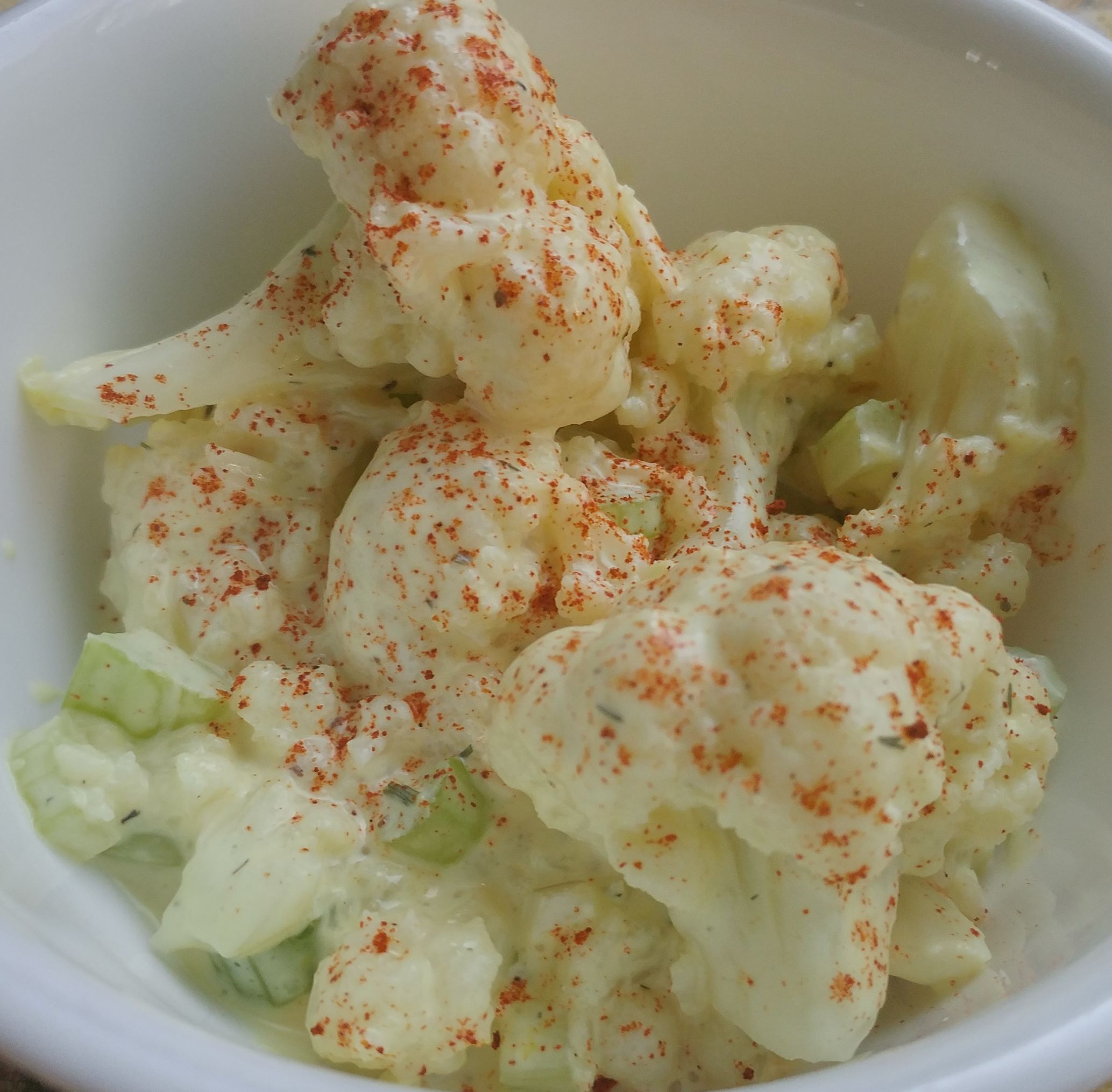 Vegan Cauliflower “Potato” Salad