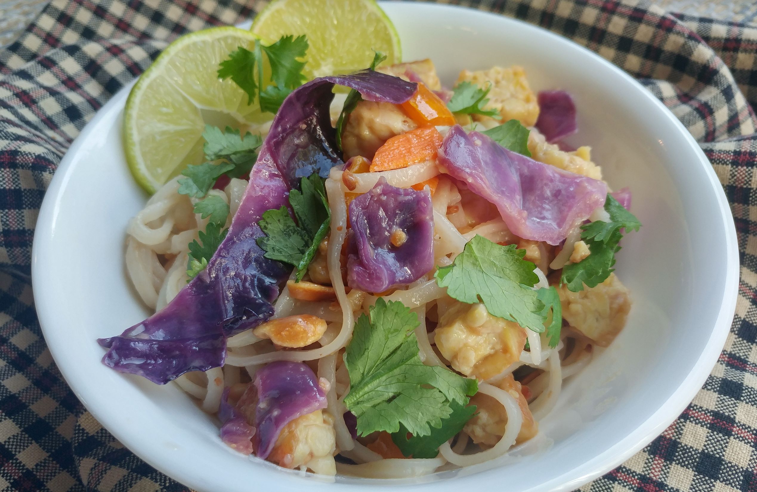 Vegan Pad Thai with Tempeh