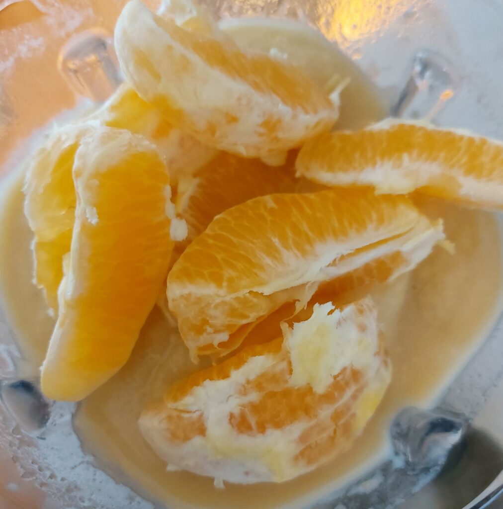 Frosty Orange Smoothie