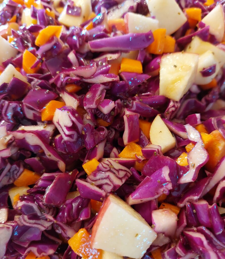 Vegan Apple Coleslaw