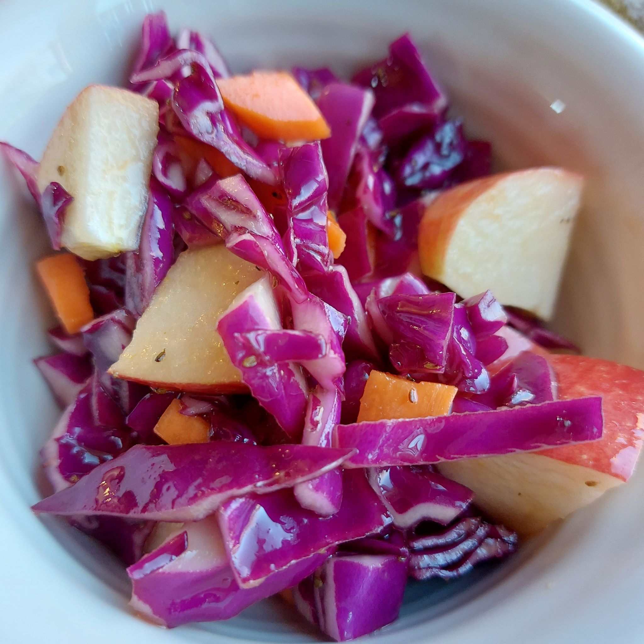 Vegan Apple Coleslaw