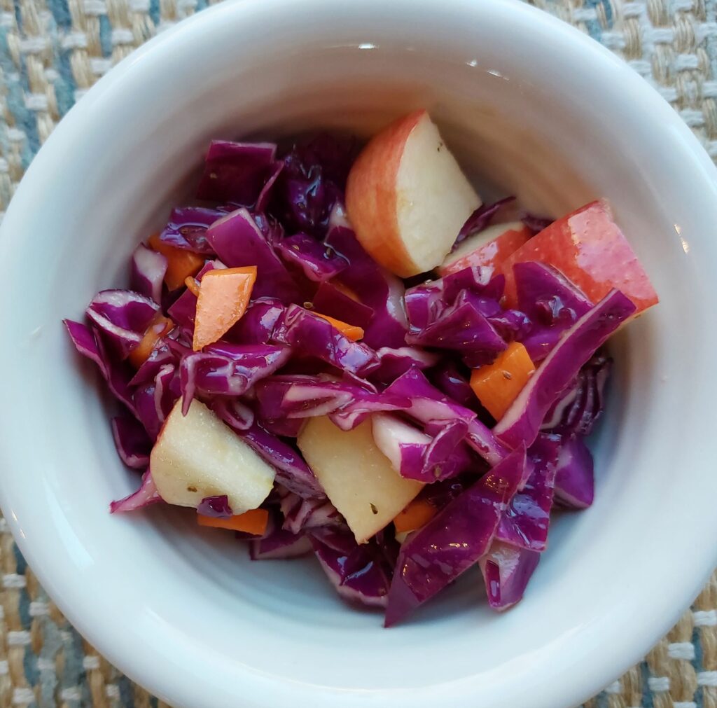 Vegan Apple Coleslaw