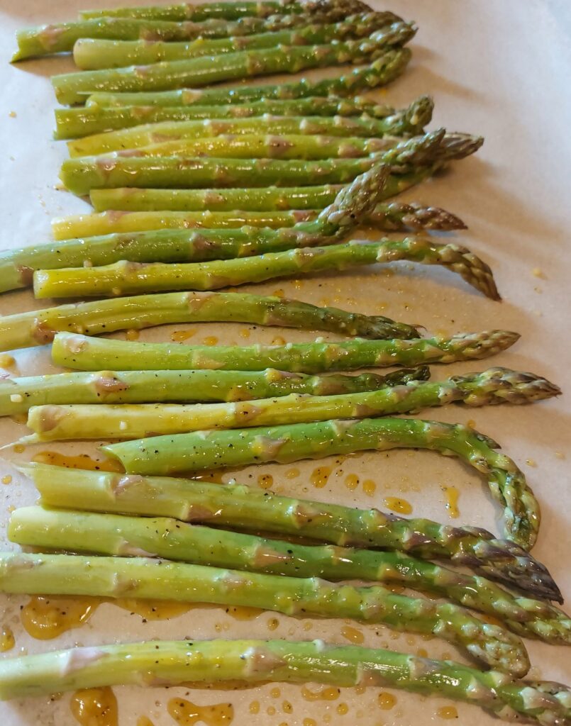 Garlic Mustard Maple Asparagus