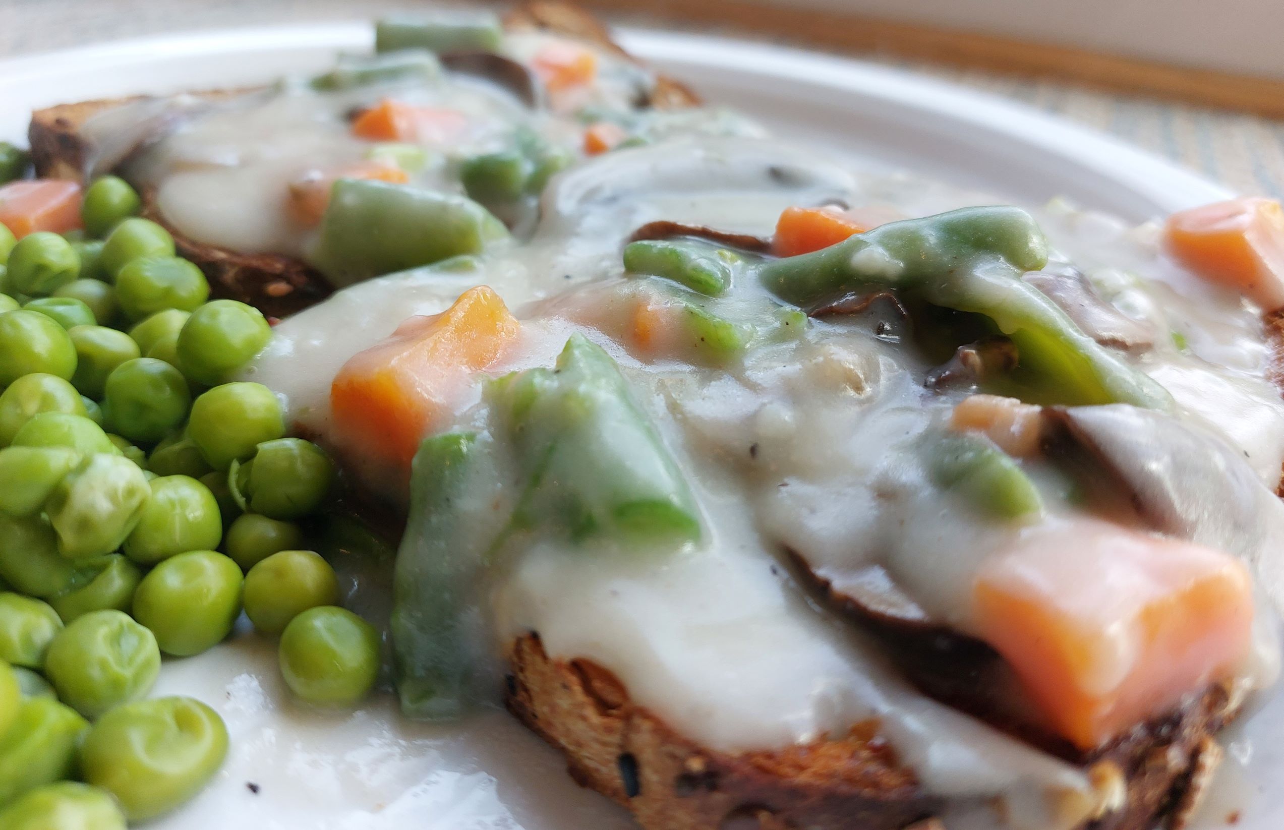 Vegan Shit on a Shingle