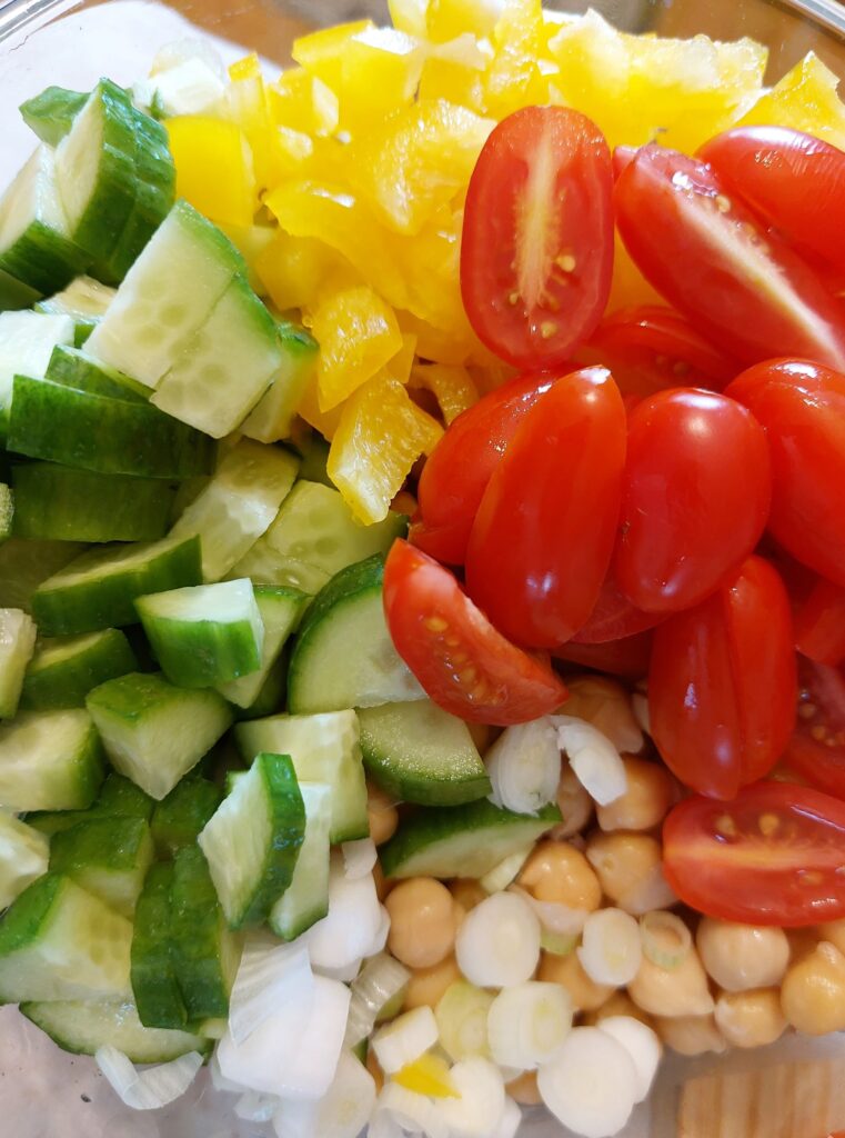 Chickpea Vegetable Salad