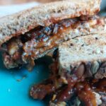 Barbecue Mushroom Sandwich