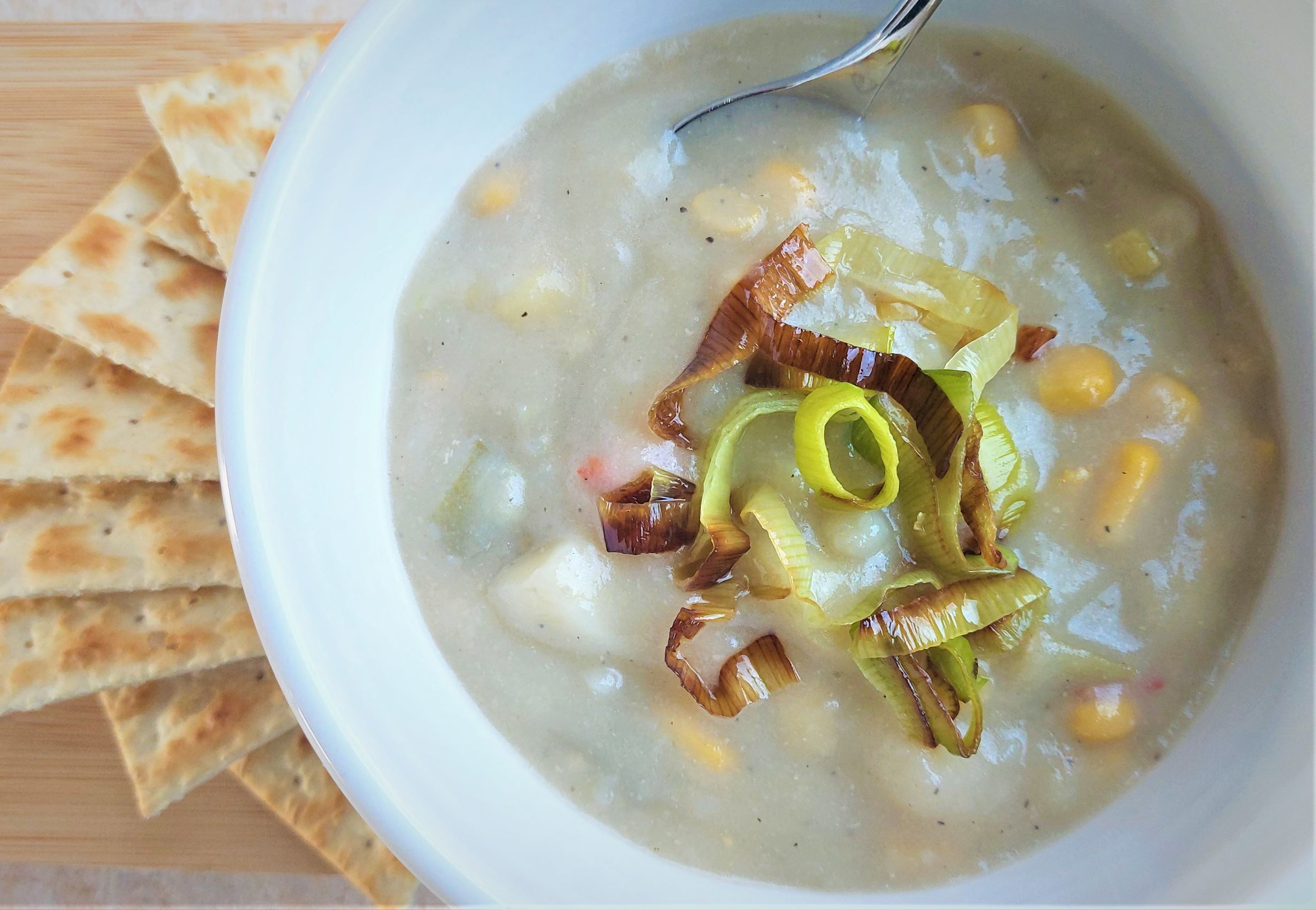 Potato Leek Corn Chowder
