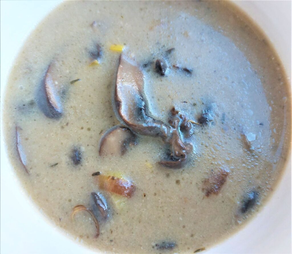 Vegan Mushroom Soup - Find Your Zen Spot
