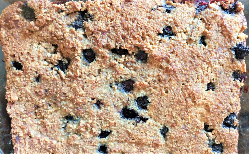 Banana Blueberry Breakfast Bar