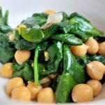 Sauteed Spinach and Chickpeas