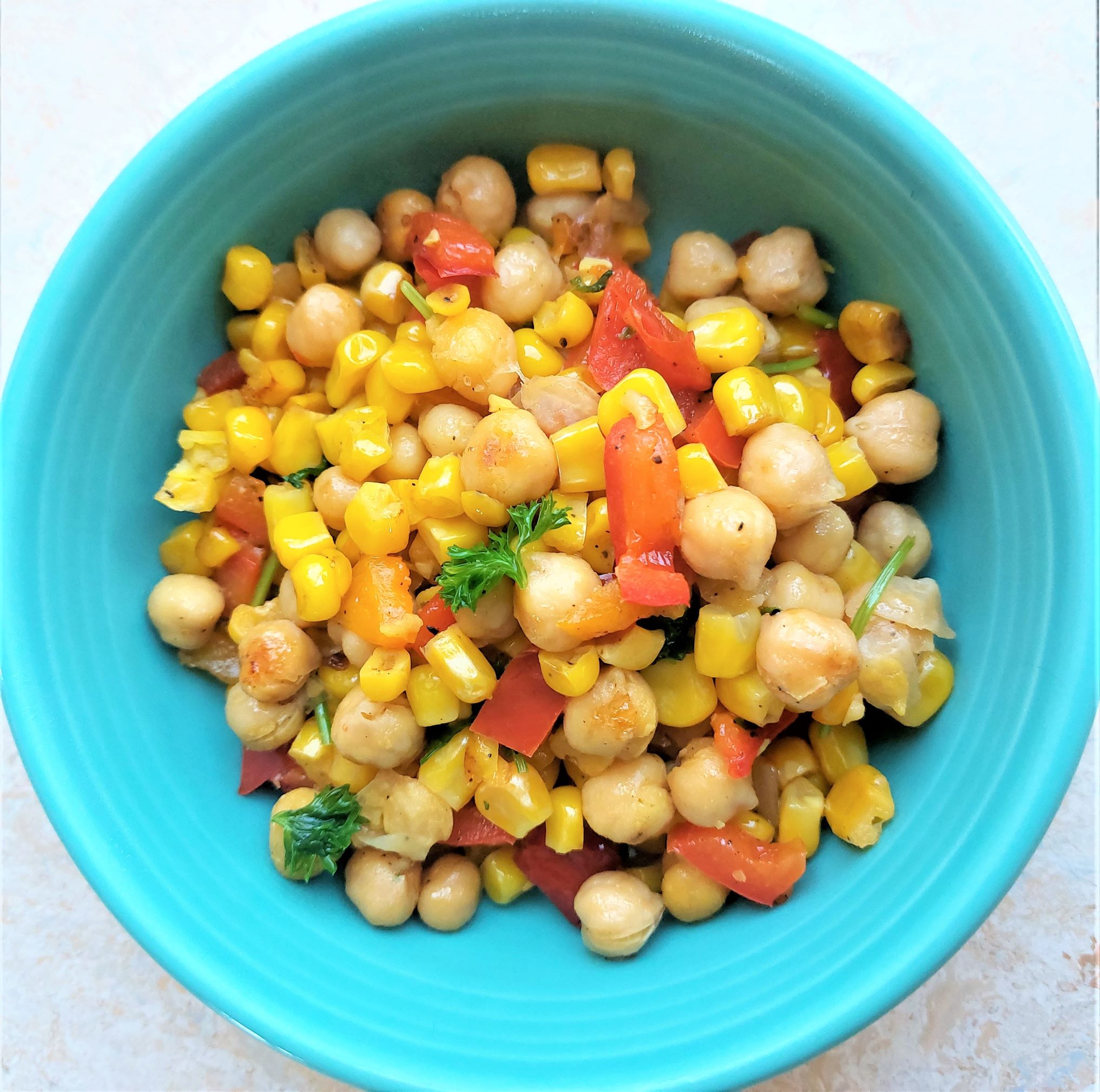 Chickpea Succotash