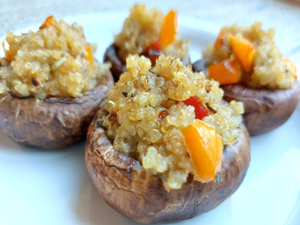 Vegan Stuffed Mushrooms