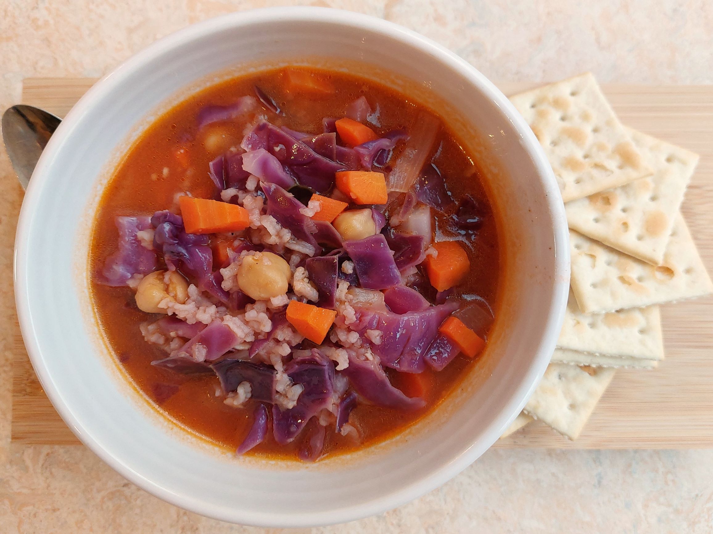 Chickpea and Cabbage Soup