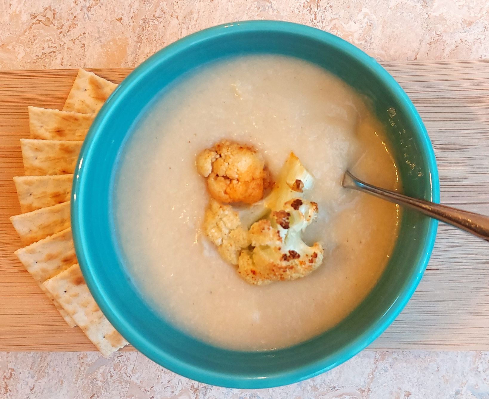 Roasted Cauliflower Potato Soup