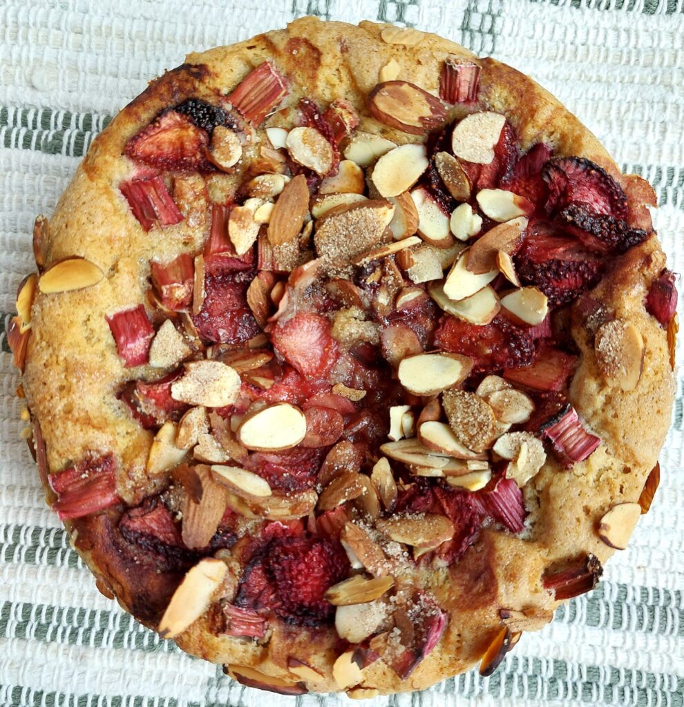 Strawberry Rhubarb Cake