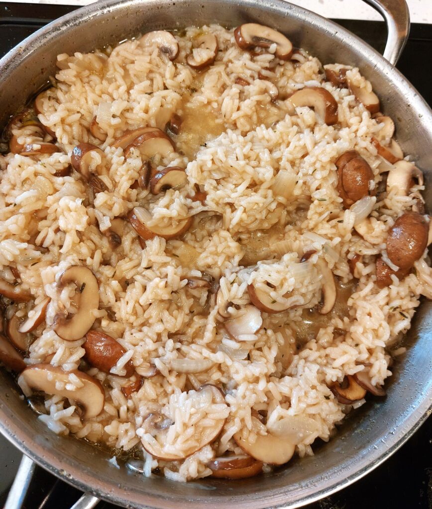 Vegan Mushroom Rice Dish