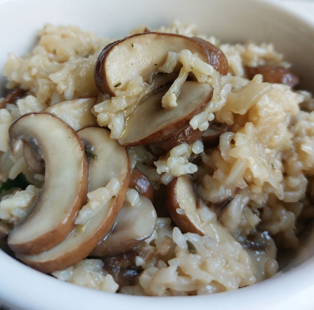 Vegan Mushroom Rice Dish