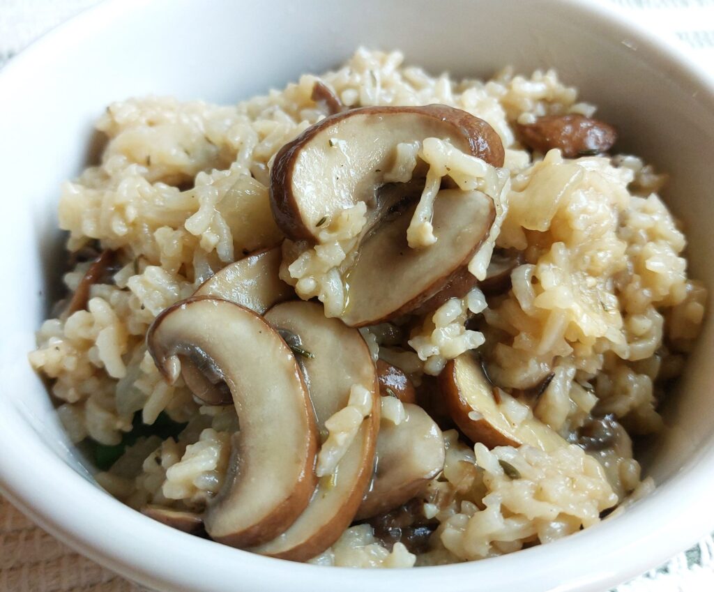 Vegan Mushroom Rice Dish