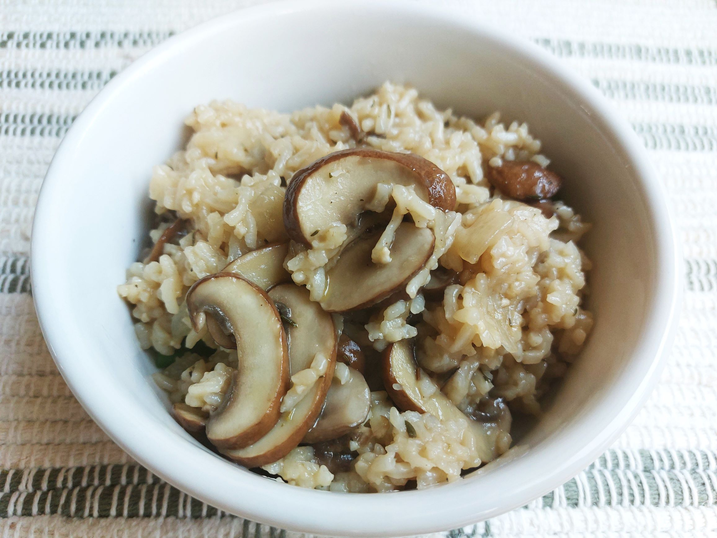 Vegan Mushroom Rice Dish