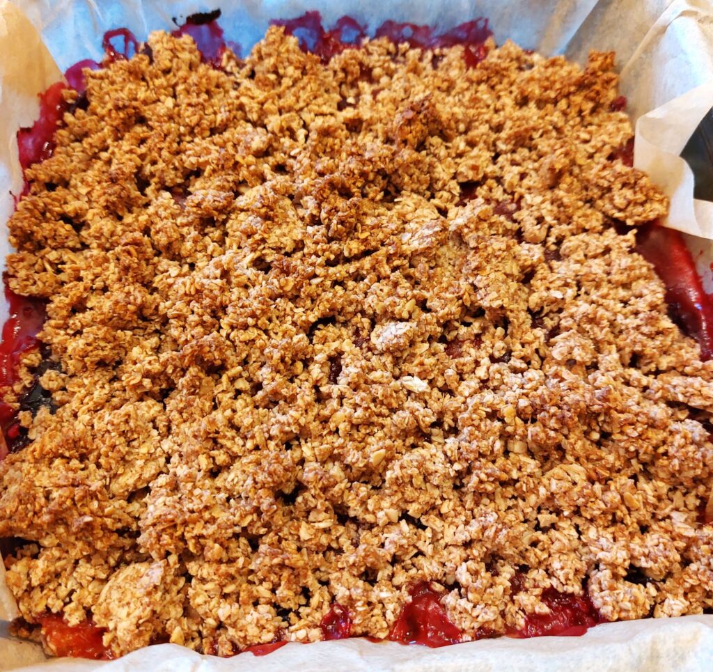 Plum Crumble Bars