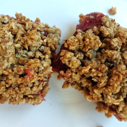 Plum Crumble Bars