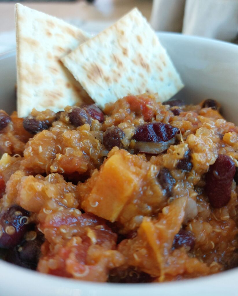 Quinoa Sweet Potato Chili