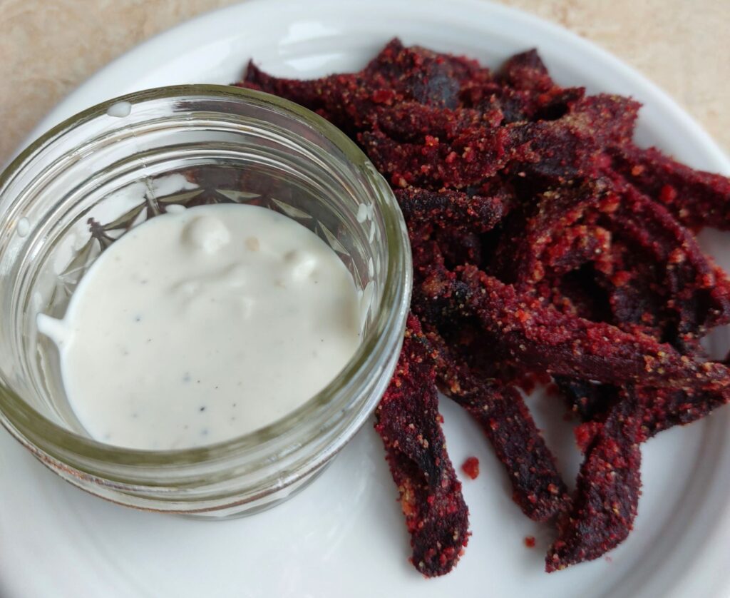 Baked Beet Fries