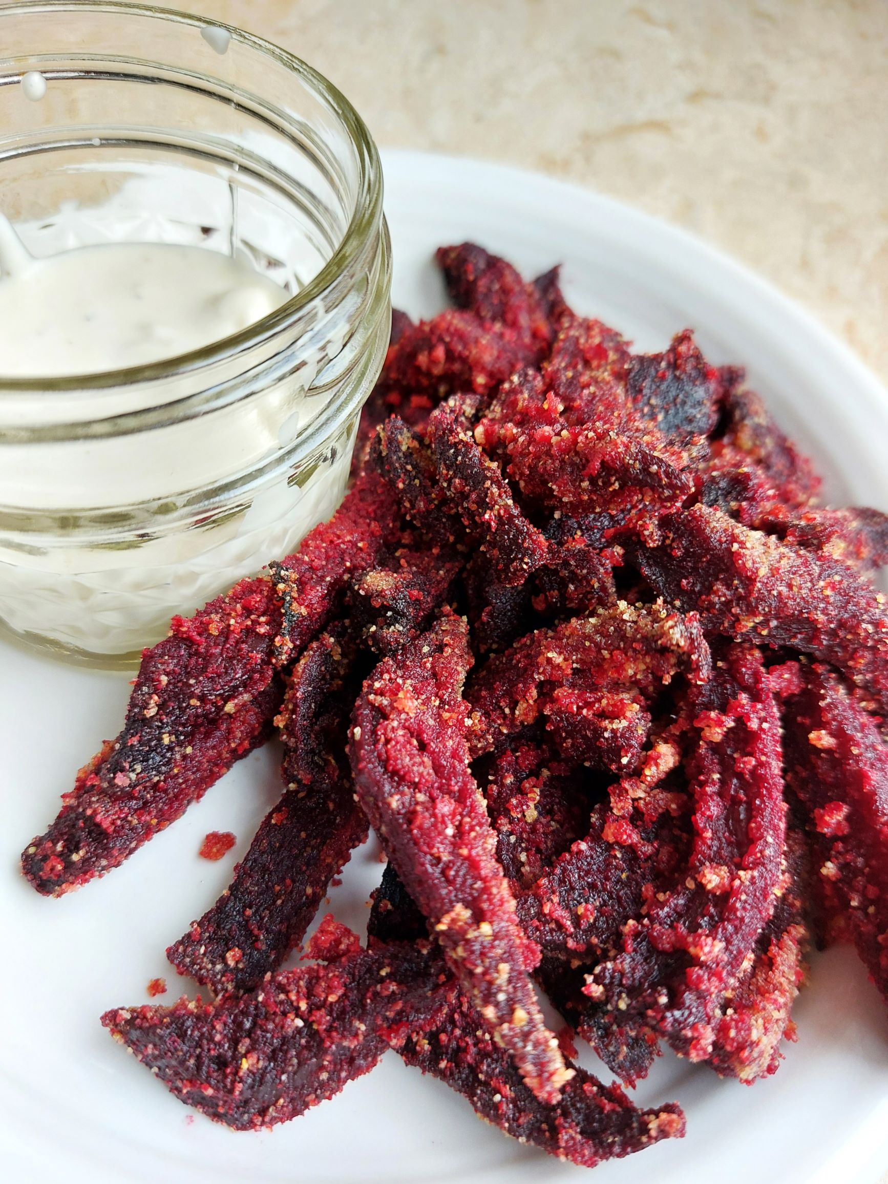 Baked Beet Fries