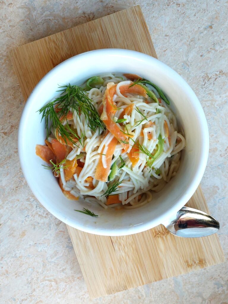 Vegan Springtime Spaghetti