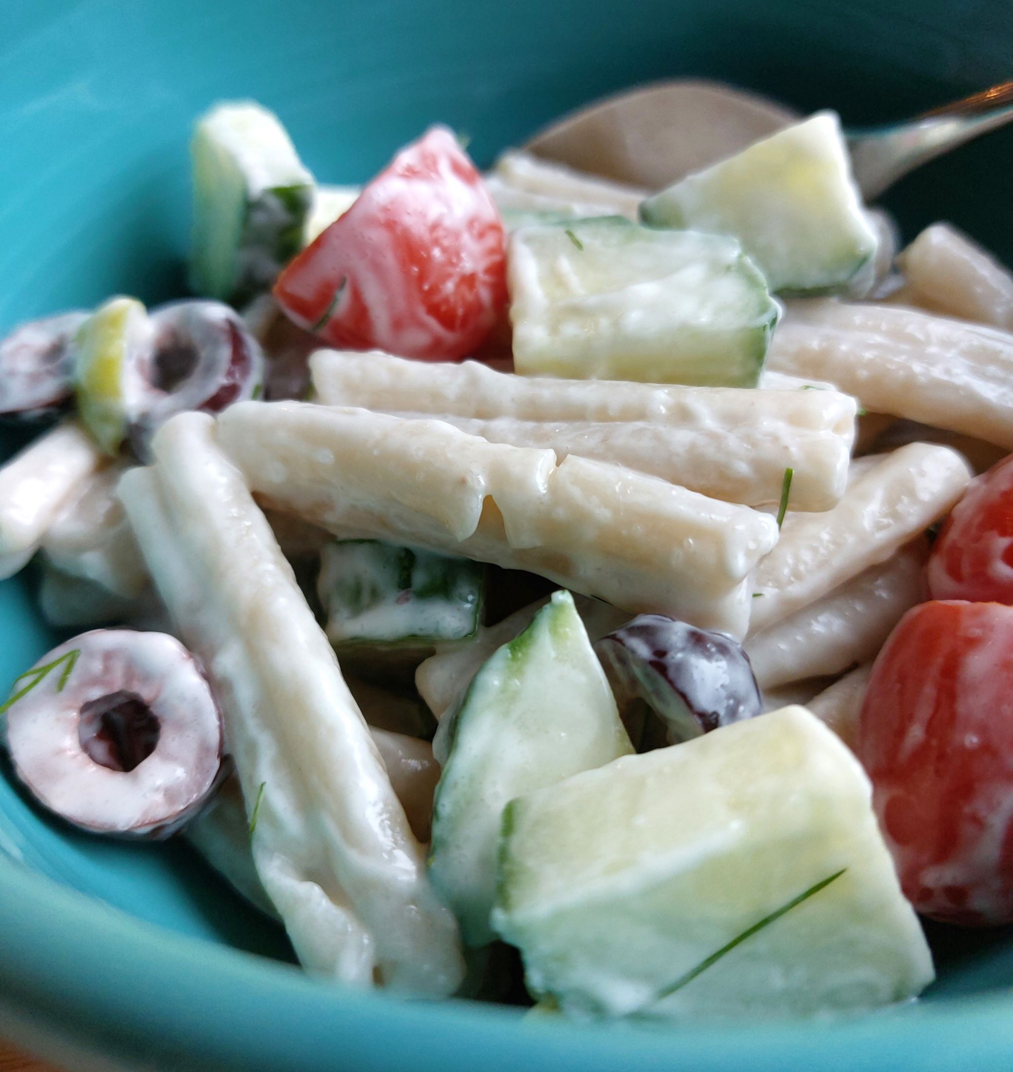 Vegan Mediterranean Pasta Salad