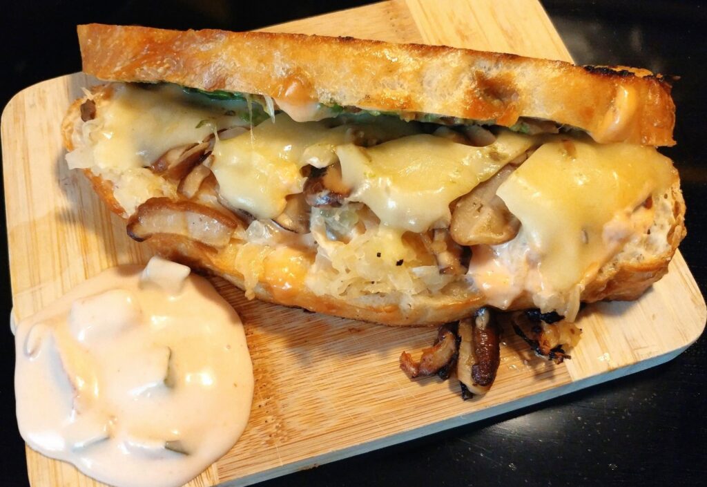 Vegan/Vegetarian Mushroom Reuben