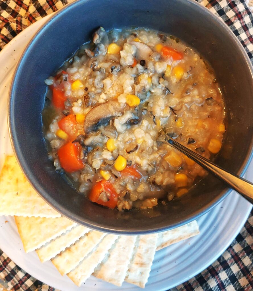 Vegan Wild Rice Soup