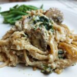 Vegan Baked White Sauce Spaghetti