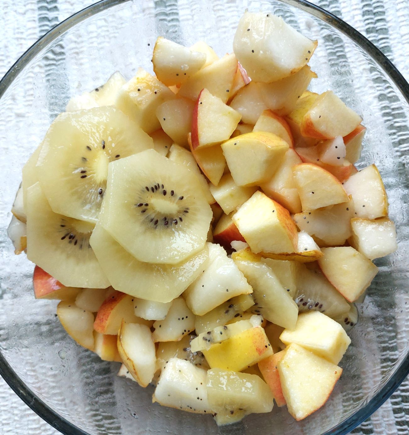 Apple Pear Fruit Salad