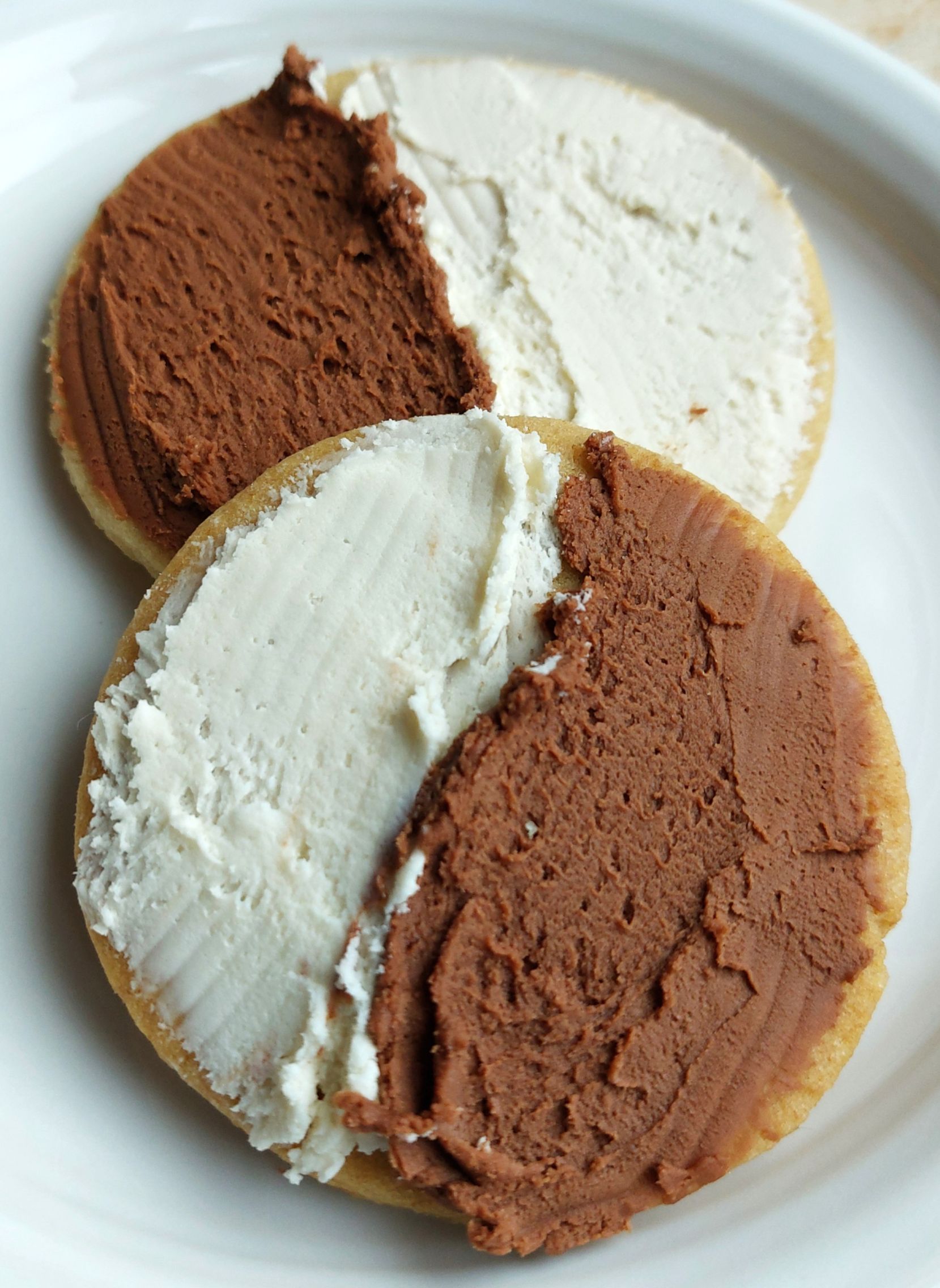 Vegan Black and White Cookies