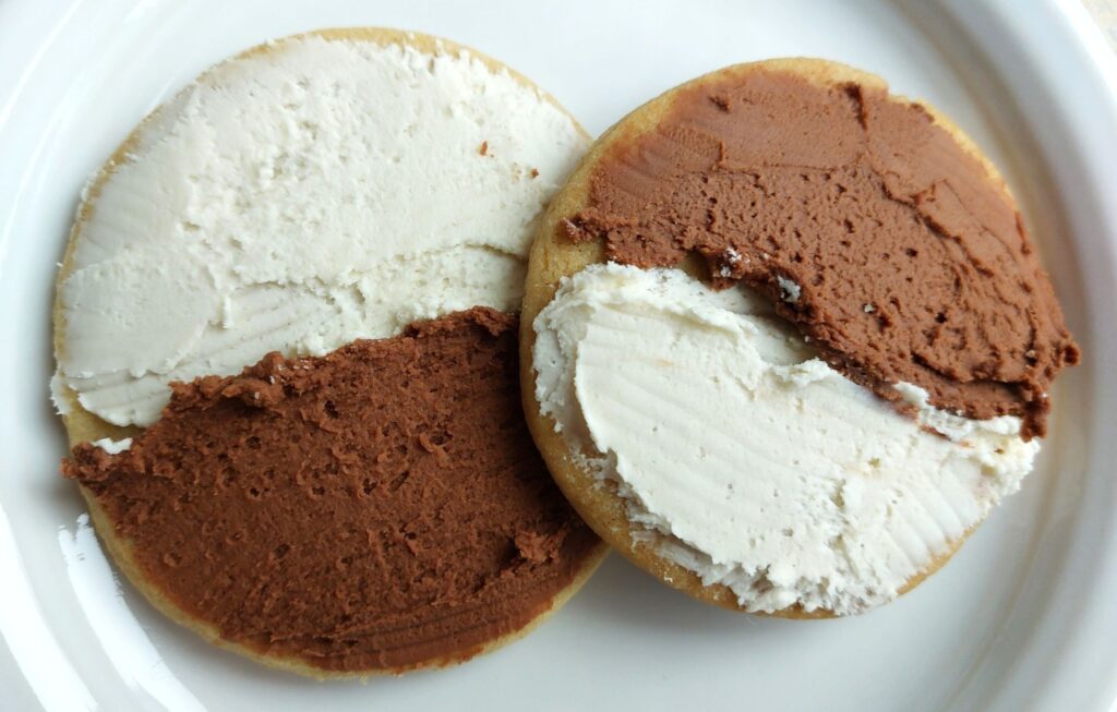 Vegan Black and White Cookies