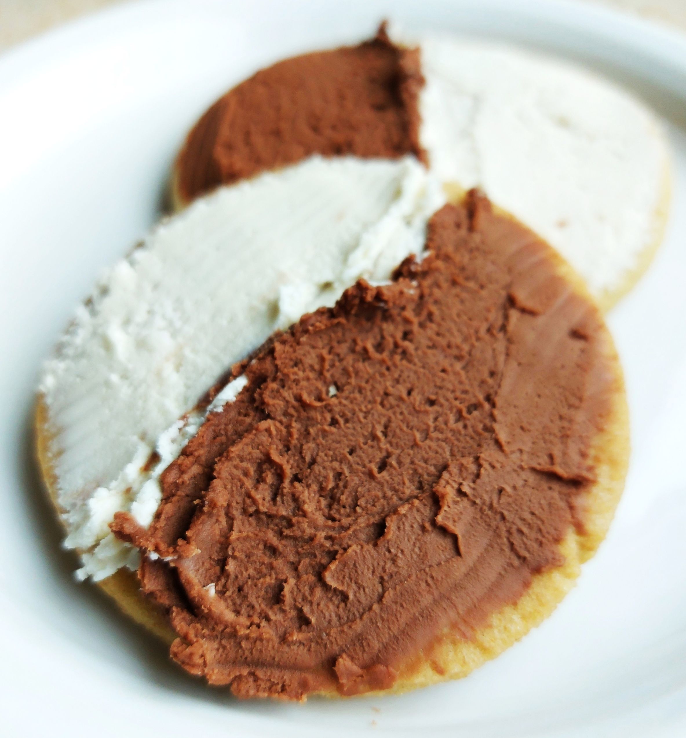 Vegan Black and White Cookies