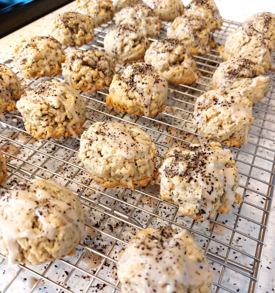 Vegan Hibiscus Lemon Cookies