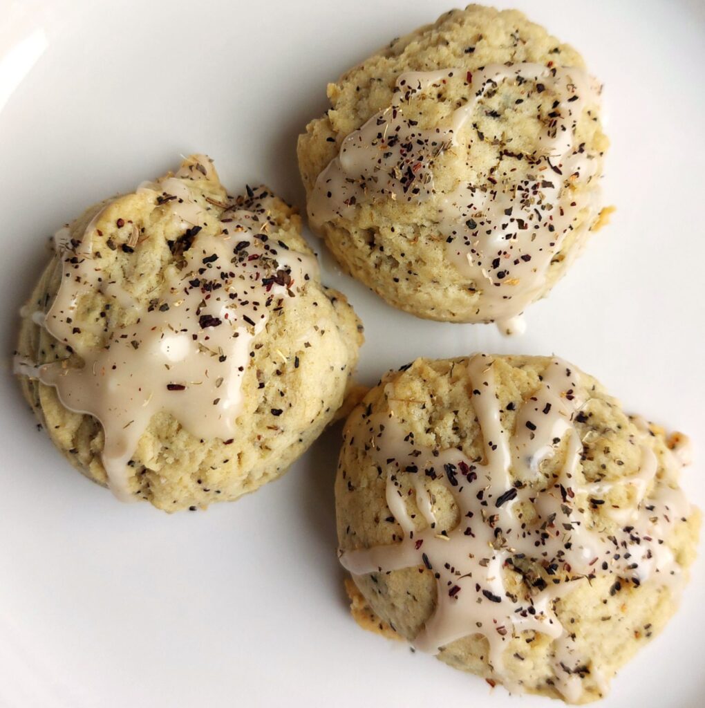 Vegan Hibiscus Lemon Cookies