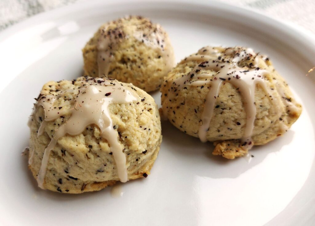 Vegan Hibiscus Lemon Cookies